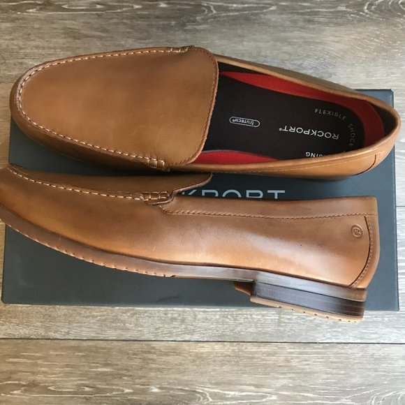Handsome ROCKPORT CLL2 VENETIAN Leather Loafer wide sizes only - Picture 2 of 5
